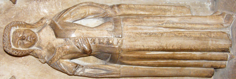 Warwick - St Mary Thomas Beauchamp 1369 and wife Katherine mortimer 1369 weeper